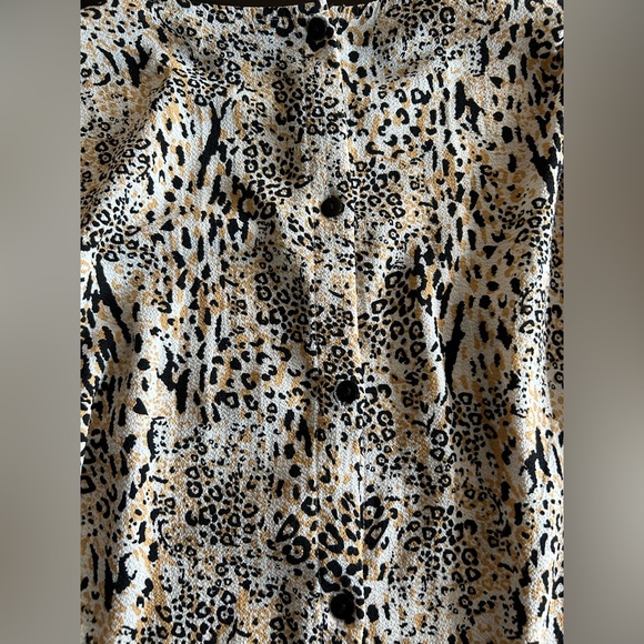 New Look (ASOS) Animal Print Blouse Size 4Tall - Picture 7 of 8